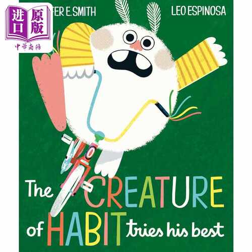 进口原版 *不言败的大个子 Leo Espinosa The Creature Of Habit Tries His Best 英文原版 儿童绘本 图画故事书 精   Random Hous