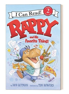 进口原版 Rappy and His Favorite Things 英文版 小恐龙和他最喜欢的东西 I Can Read 2 分级阅读 英文原版 进口英语原版书籍
