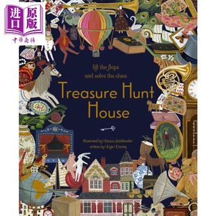 英文原版 Lin Treasure 翻翻书 儿童历史科普纸板书亲子互动 精品绘本 Stadtlander：宝藏屋 Hunt Frances 进口原版 精装 Becca
