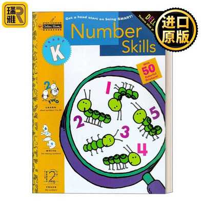 进口原版 英文原版 Number Skills Kindergarten 数字技能 幼儿园 英文版 进口英语原版书籍   Golden