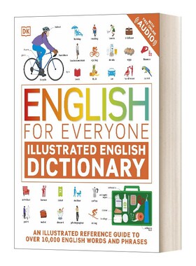 进口原版 English for Everyone Illustrated English Dictionary DK英语10000词 人人学英语系列 外语学习全彩图解词典 附免费