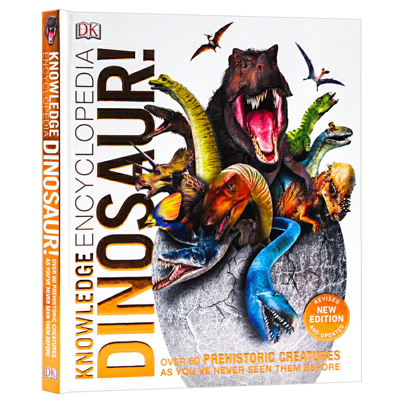 进口原版 DK恐龙知识百科全书 英文原版 Knowledge Encyclopedia DinoSaur 恐龙图解百科 精装大开本 英文版进口原版英语书籍