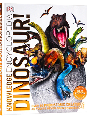 进口原版 DK恐龙知识百科全书 英文原版 Knowledge Encyclopedia DinoSaur 恐龙图解百科 精装大开本 英文版进口原版英语书籍