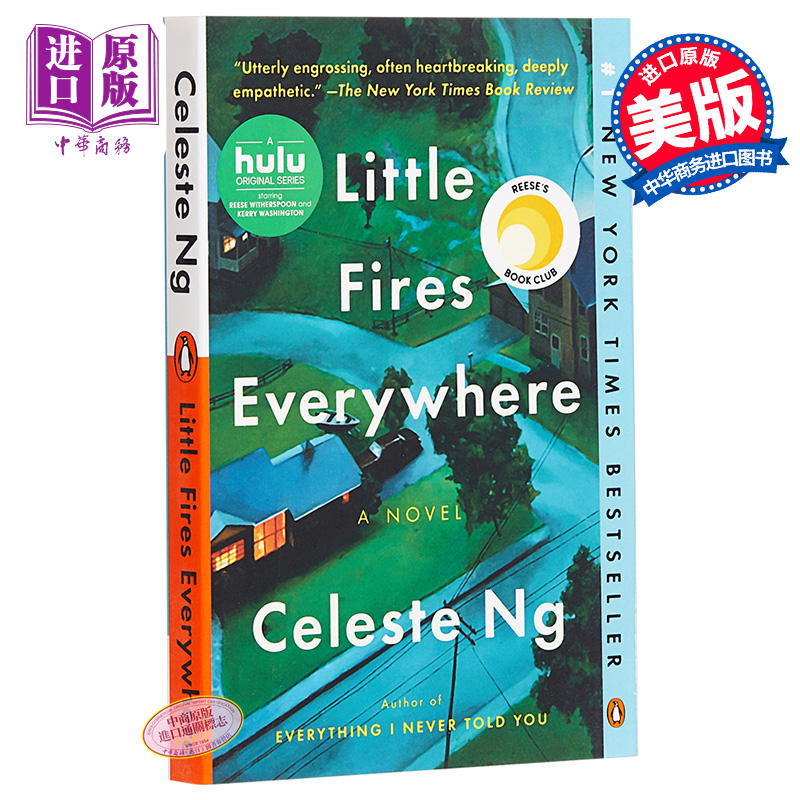 进口原版 *遍地小火苗（伍绮诗2017年新作）英文原版 Little Fires Everywhere(EXP)   Penguin USA