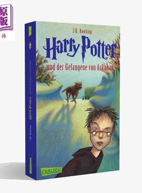 进口原版 *【德文版】哈利波特3 Harry Potter und der Gefangene von Askaban 德文原版 J K Rowling 国际畅销奇幻   Carlsen