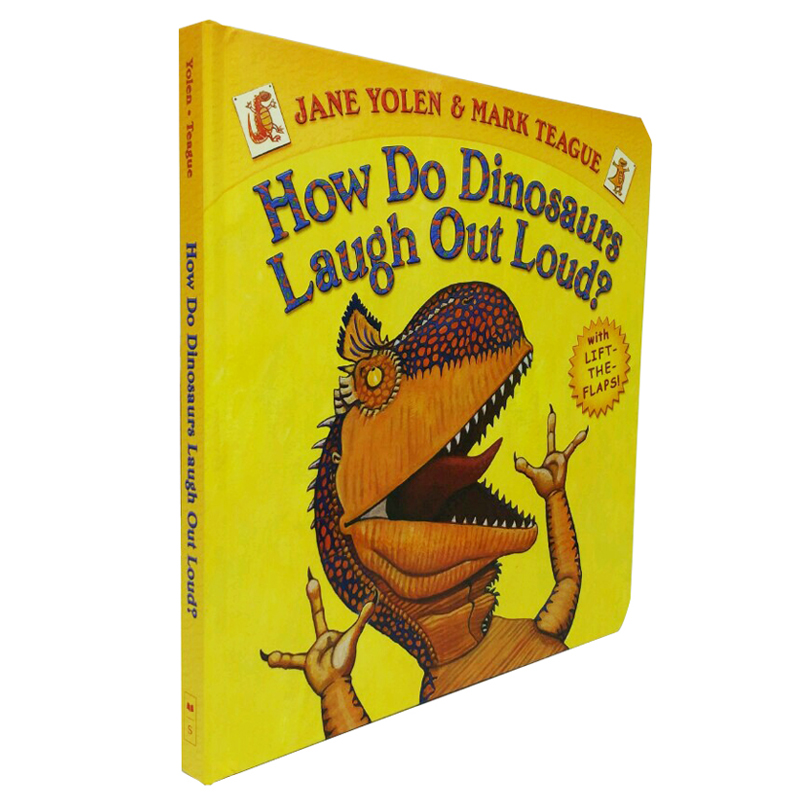 进口原版 How Do Dinosaurs Laugh Out Loud? 恐龙如何大声笑【2~6岁   Scholastic
