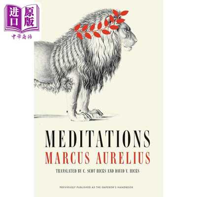 进口原版 *沉思录 古罗马皇帝马库斯奥勒内心对白  Meditations 英文原版 Marcus Aurelius 斯多葛学派里程碑 帝王   Scribner Boo
