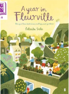 进口原版 *石榴街续集 Felicita Sala:A Year in Fleurville: 弗勒维尔的一年   Scribner Book