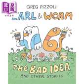 进口童书 英文原版 精装 Worm Knopf Publis Earl 漫画章节书 伯爵与沃姆1 进口原版 Idea 绘本故事书 儿童图画章节书 Bad