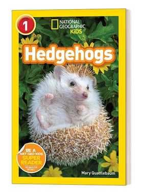 进口原版 National Geographic Readers Hedgehogs Level 1 国家地理分级读物 刺猬 第1级 英文版 进口英语原版书籍 英文原版