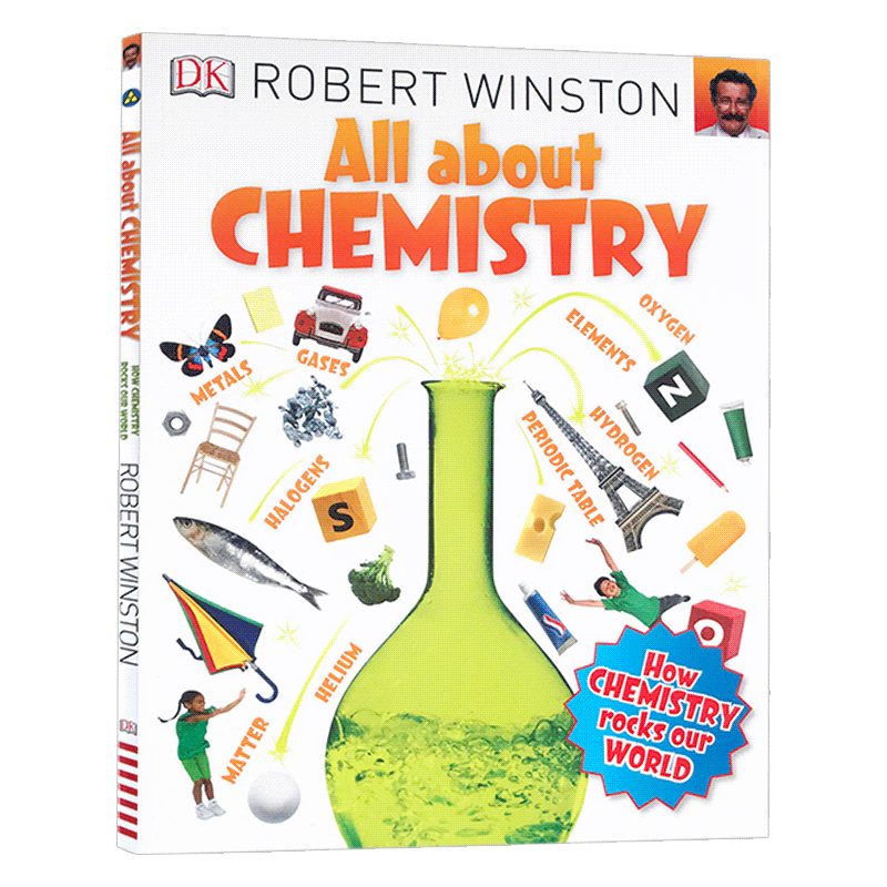 进口原版 化学百科 英文原版 All About Chemistry DK大课题百科书 所有关于化学的东西 图解百科全书系列 儿童科学科普绘本 趣
