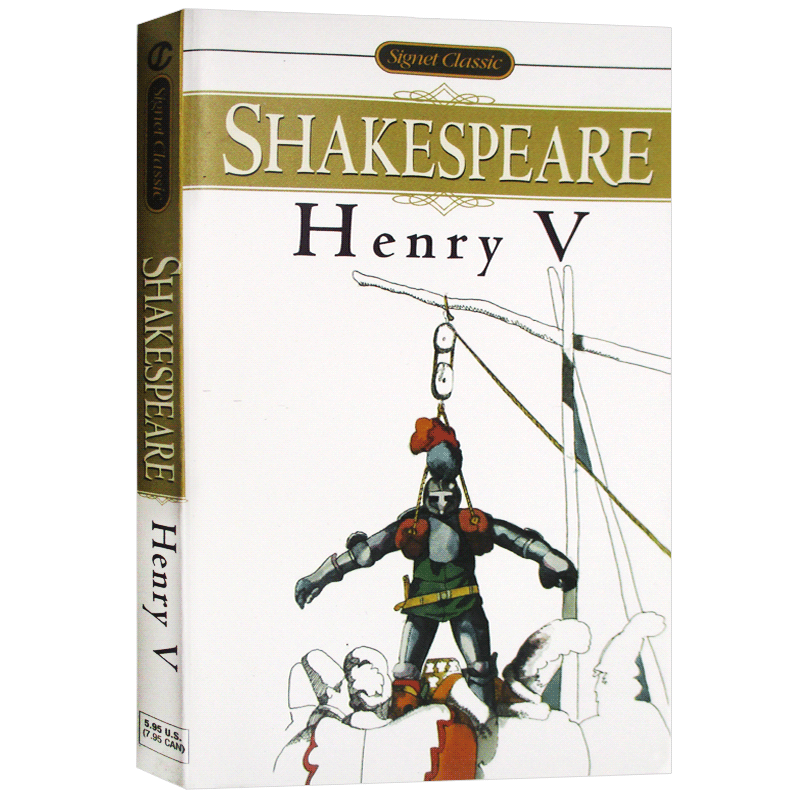 进口原版 Henry V 亨利五世 英文原版 William Shakespeare 威廉莎士比亚 英国历史经典戏剧 BBC空王冠系列 李尔王哈姆雷特作者