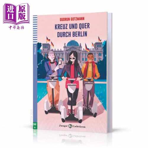 进口原版 *Junge ELI Lektüren 系列 Kreuz und quer durch Berlin 柏林危机 含音频 德文原版 德语分级阅读 儿童   ELI Publishi