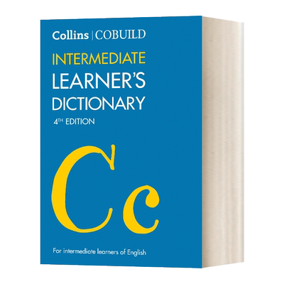 进口原版 柯林斯中阶英英词典 英文原版 Collins COBUILD Intermediate Learner’s Dictionary 英语词典字典工具书 进口