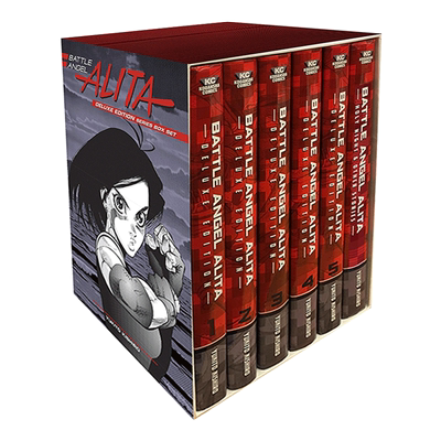 进口原版 阿丽塔战斗天使 铳梦 精装收藏全套漫画6册 英文原版 Battle Angel Alita 木城雪户作品 Yukito Kishiro ガンムGUNNM