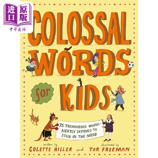 Colossal Kids for 进口原版 儿童诗歌 儿童诗集 12岁 搞笑插图 Words 进口读物 童诗绘本 Lin Frances 英文原版 读诗学词汇