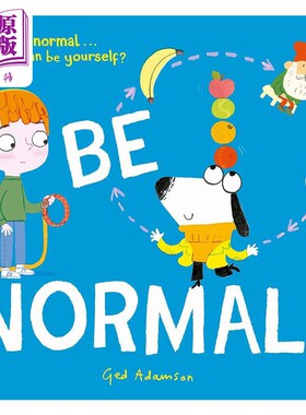 进口原版 *不一样的小狗杰夫 Be Normal 英文原版 儿童绘本 动物故事图画书 进口童书 一个关于友谊和个性的温馨感   Nosy Crow