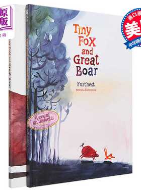 进口原版 *Tiny Fox and Great Boar There Furthest 桥梁漫画 小狐狸与大野猪2册套装 英文原版儿童绘本图像小说动   Oni Press