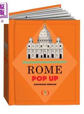 进口原版 *【法文版】法国立体书大师 多米尼克 埃哈德 罗马 立体书 Rome Pop up 原版 Anne Lemasson Dominique Eh   Grandes Per