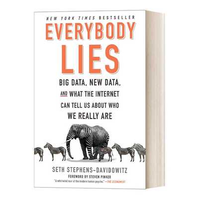 进口原版 Everybody Lies 人人都在说谎 赤裸裸的数据真相 Seth Stephens 英文版 进口英语原版书籍 英文原版   Dey