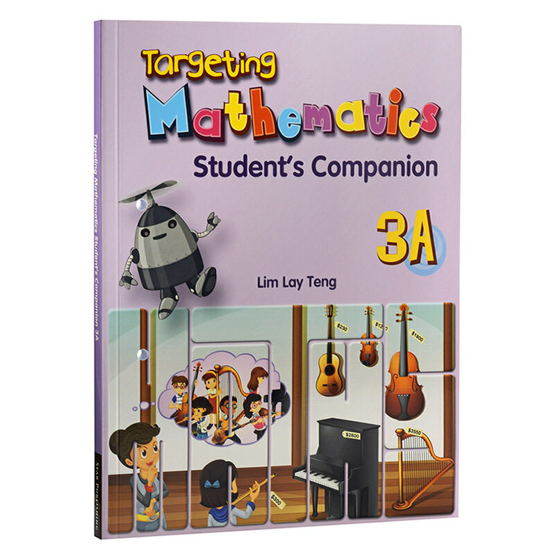 进口原版 *【新加坡数学教材】Targeting  Mathematics Students Companion 3A 课外练习册   Star Publishing