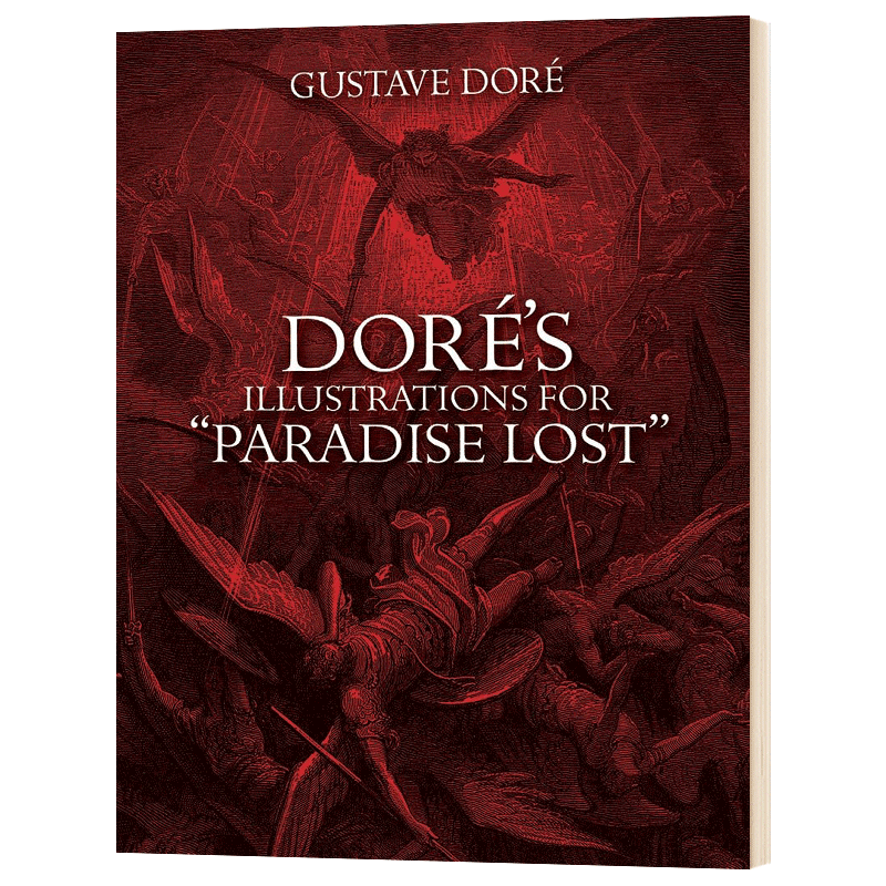 进口原版 多雷版画失乐园黑白插画集 Doré's Illustrations for Paradise Lost 英文原版 古斯塔夫多雷 Gustave Doré 进口英