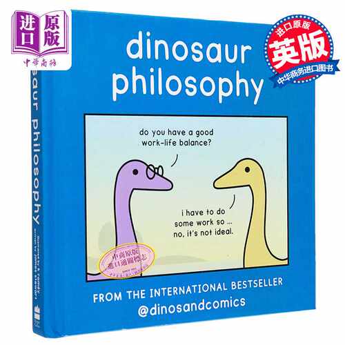 进口原版 *恐龙哲学 Dinosaur Philosophy 英文原版  绘本漫画 励志 James Stewart   Harper Collins UK