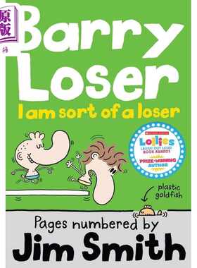 进口原版 *倒霉蛋巴里 我是失败者吗 The Barry Loser I am sort of a Loser 英文原版 儿童插画故事 幽默笑话 进口   Farshore