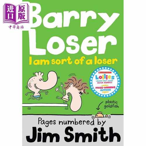 进口原版 *倒霉蛋巴里 我是失败者吗 The Barry Loser I am sort of a Loser 英文原版 儿童插画故事 幽默笑话 进口   Farshore