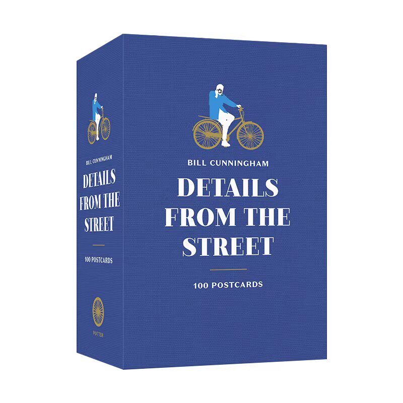 进口原版 Bill Cunningham 传奇街拍摄影师比尔坎宁安 摄影艺术 100张明信片 英文版 进口英语原版书籍 英文原版   Clarkson