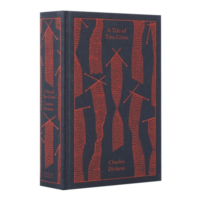进口原版 双城记 狄更斯 企鹅布纹经典 精装 英文原版 A Tale of Two Cities 布面系列系列 Charles Dickens 英文版 进口英语原