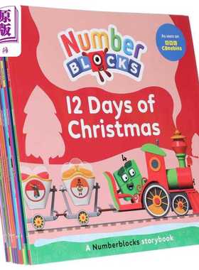 进口原版 *数字积木字母积木故事套装10本一套Numberblocks Alphablocks and Colourblocks Christmas Countdown Co   Sweet Cherr