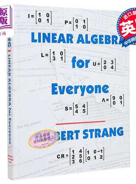 进口原版 *威廉 吉尔伯特 斯特朗 每个人的线性代数 Linear Algebra for Everyone 英文原版 Gilbert Strang 数学   CUP
