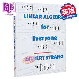 进口原版 *威廉 吉尔伯特 斯特朗 每个人的线性代数 Linear Algebra for Everyone 英文原版 Gilbert Strang 数学   CUP