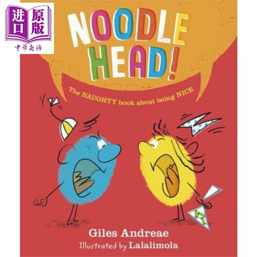 进口原版 *Noodle Head 傻瓜大战 英文原版 进口原版 2岁到5岁 儿童图画书 Giles Andreae   Puffin UK