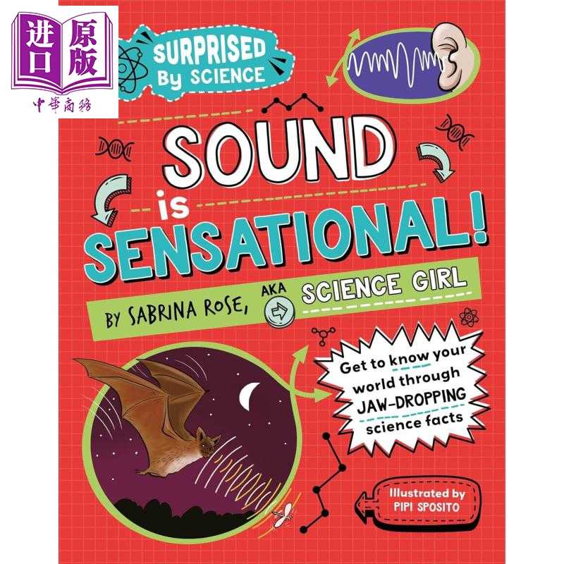 进口原版 *科学的惊喜系列 声音很有感觉 Surprised by Science Sound is Sensation 英文原版 儿童科普读物 进口绘   Hachette Ch