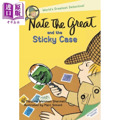 进口原版 *小侦探内特11 粘性的案例 Nate the Great and the Sticky Case 桥梁章节书 7~12岁 英文原版 儿童小初文   Random Hous