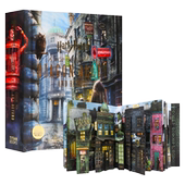 对角巷 哈里波特 Pop 进口 Guide 进口原版 立体书 and 英文原版 Diagon Matthew Harry Beyon Potter Alley Reinhart