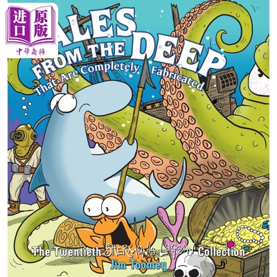 进口原版 *桥梁漫画 海中笑潭2 Tales From The Deep That Are Completely Fabricated 英文原版 幽默笑话漫画 青少   Andrews McM