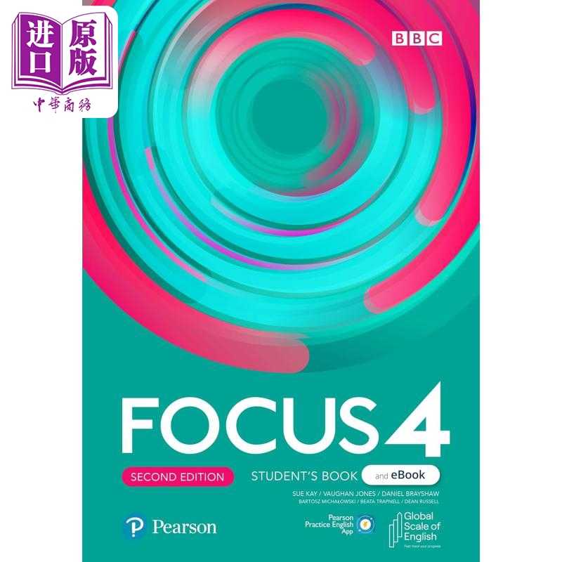 进口原版 *FOCUS 2E LEVEL 4 SB WITH PEP BASIC PACK 培生中学英语Focus教材 学生书含电子资源包 4级别 英文原版   Pearson