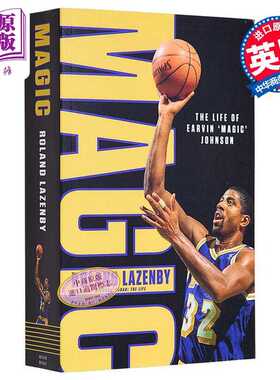 进口原版 *魔术师 埃尔文 魔术师 约翰逊的一生 MAGIC The Life of Earvin Magic Johnson Roland Lazenby   Orion Publishing Gro