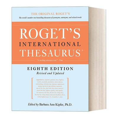 进口原版 英文原版 Roget's International Thesaurus 8th Edition 罗热英语同义词词典 第8版 英文版 进口英语原版书籍