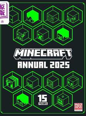 进口原版 *我的世界2025年年鉴 MINECRAFT ANNUAL 2025 英文原版 全新官方全图解年鉴 适合各年龄段玩家和Minecraft   Harper Coll