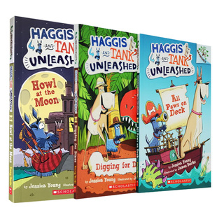 进口原版 *学乐桥梁书大树系列第一级 英文原版 Scholastic Branches Haggis tank unleashed 3册 桥梁章节书 全彩   Scholastic P