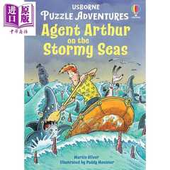 进口原版 *解谜冒险书 海上探险 Puzzle Adventures Agent Arthur on the Stormy Seas 英文原版 儿童冒险故事读物    Usborne Pub