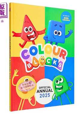 进口原版 *颜色积木年鉴手册2025 Colourblocks Annual 2025 英文原版 儿童卡通动画 颜色知识学习 游戏绘本图画书    Sweet Cherr