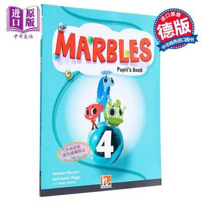 进口原版 *黑布林少儿英语课程 4级别 学生用书含在线资源A1/A1  剑桥YLE考试适用Marbles Pupils Book 4  app  e-z   HELBLING Pu