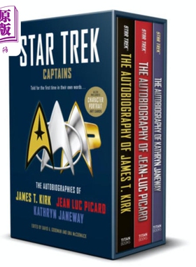 进口原版 *星际迷航队长 自传 Star Trek Captains The Autobiographies 英文原版 Una Mccormack David A Goodman   Titan Books