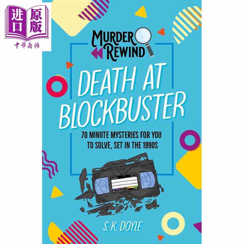 进口原版 *谋杀倒带 百视达的死亡 英文原版 Murder Rewind Death at Blockbuster S K Doyle   Pan Macmillan