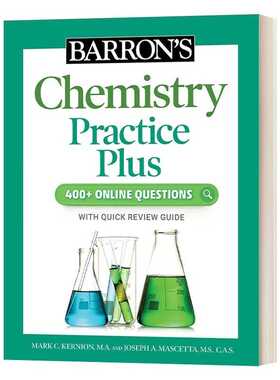 进口原版 Barron's Chemistry Practice Plus 巴朗新版化学练习册 英文版 进口英语原版书籍 英文原版   Barrons